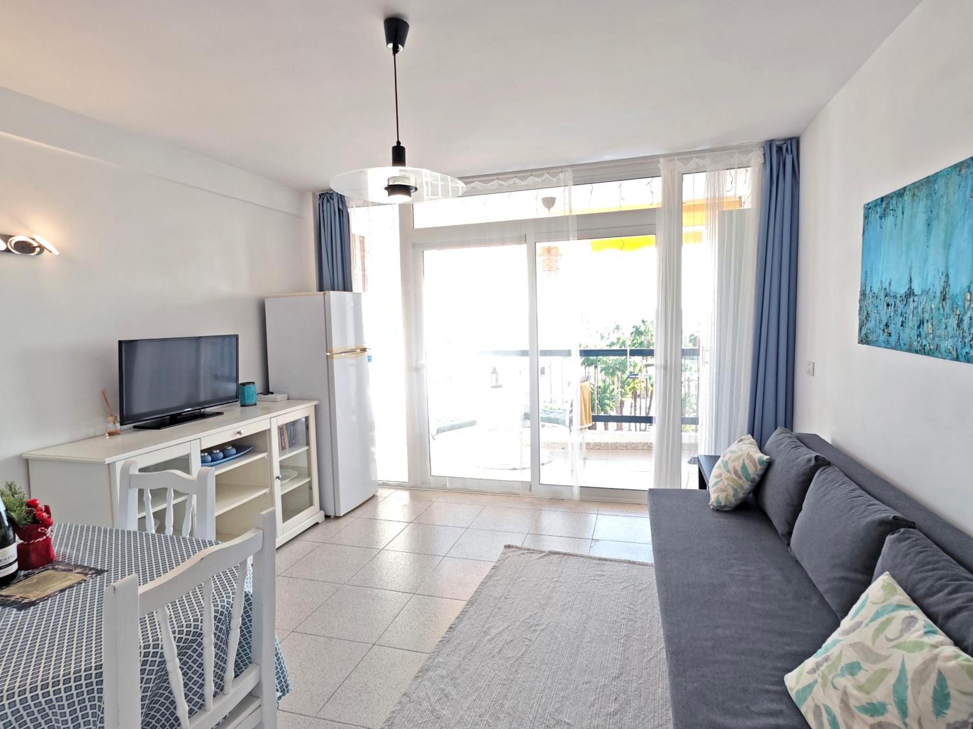Blanco&Azul - Comfortable Ocean View Apartment Next To The Beach Playa de las Americas  Ngoại thất bức ảnh